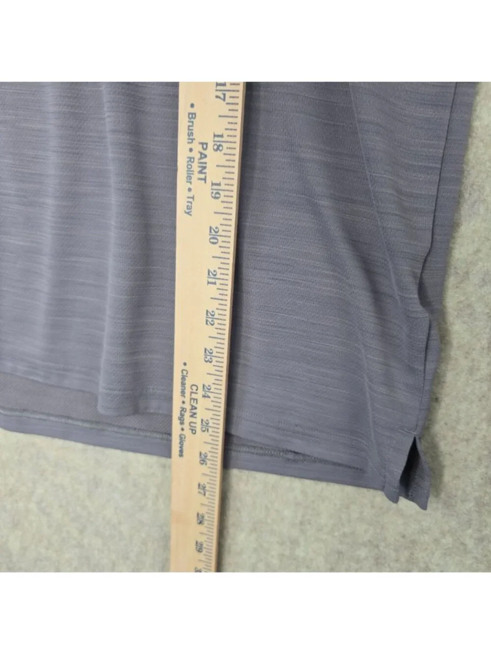 Nike Dri-Fit Mens Short Sleeve Shirt Gray Heather XL